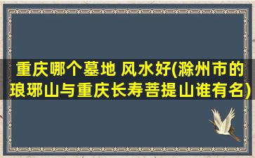 重庆哪个墓地 风水好(滁州市的琅琊山与重庆长寿菩提山谁有名)